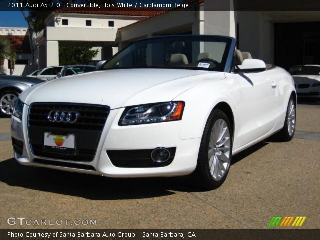 2011 Audi A5 2.0T Convertible in Ibis White
