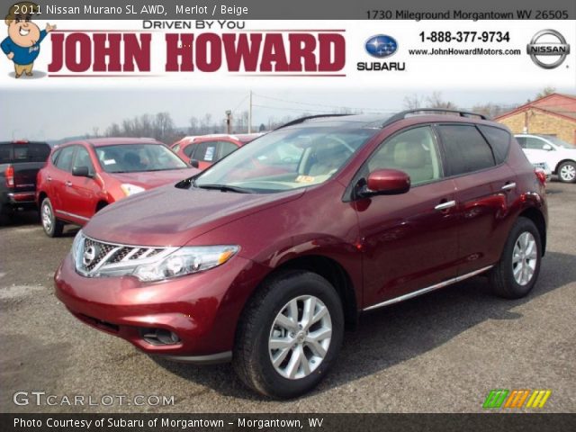 2011 Nissan Murano SL AWD in Merlot