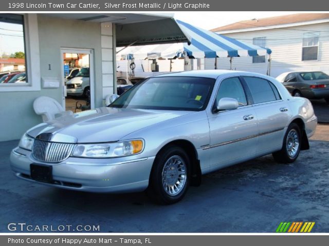 1998 Lincoln Town Car Cartier in Silver Frost Metallic