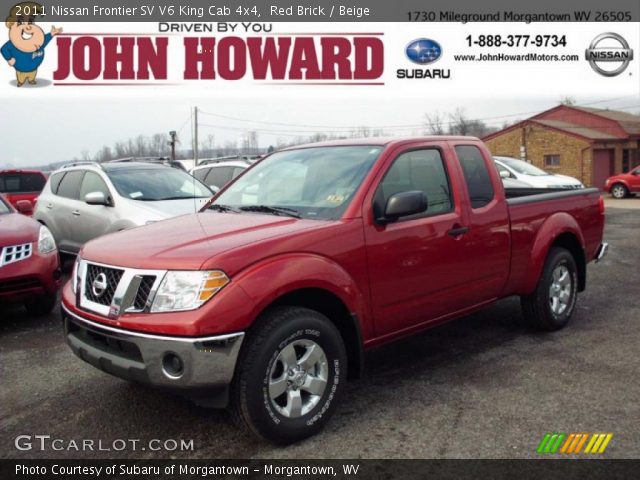 2011 Nissan Frontier SV V6 King Cab 4x4 in Red Brick