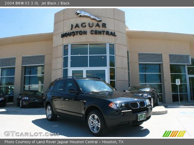 2004 BMW X3 3.0i in Jet Black