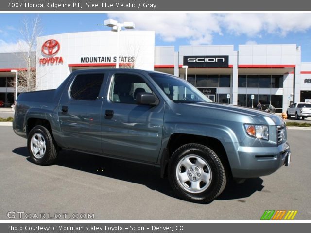 2007 Honda Ridgeline RT in Steel Blue Metallic