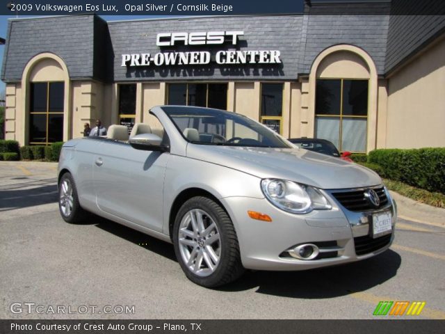 2009 Volkswagen Eos Lux in Opal Silver