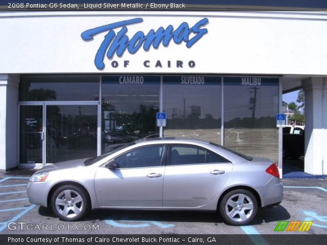 2008 Pontiac G6 Sedan in Liquid Silver Metallic