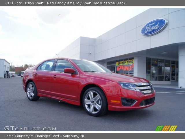 2011 Ford Fusion Sport in Red Candy Metallic