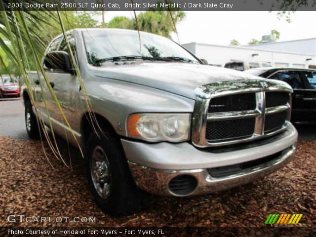 2003 Dodge Ram 2500 SLT Quad Cab in Bright Silver Metallic