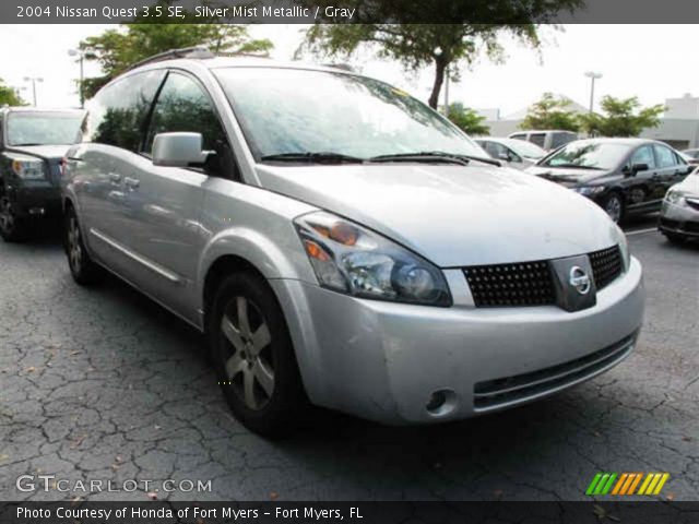2004 Nissan Quest 3.5 SE in Silver Mist Metallic