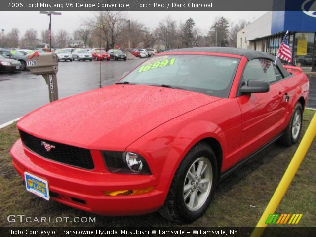 2006 Ford Mustang V6 Deluxe Convertible in Torch Red