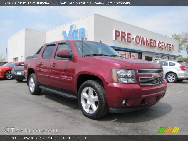 2007 Chevrolet Avalanche LT in Sport Red Metallic