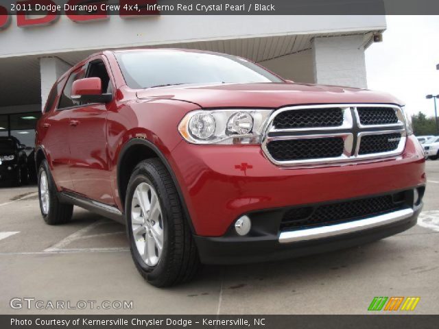 2011 Dodge Durango Crew 4x4 in Inferno Red Crystal Pearl