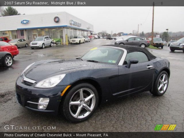 2007 Saturn Sky Roadster in Midnight Blue