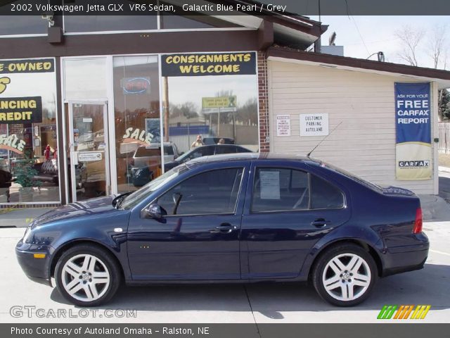 2002 Volkswagen Jetta GLX  VR6 Sedan in Galactic Blue Pearl