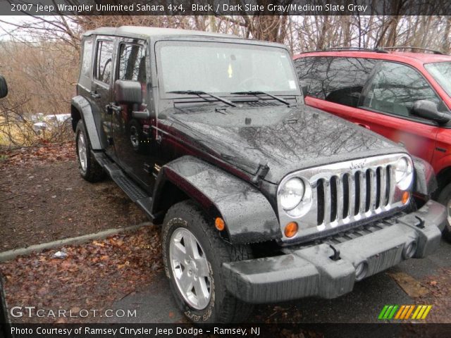 2007 Jeep Wrangler Unlimited Sahara 4x4 in Black