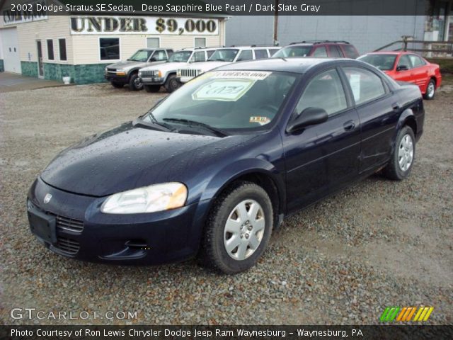 2002 Dodge Stratus SE Sedan in Deep Sapphire Blue Pearl