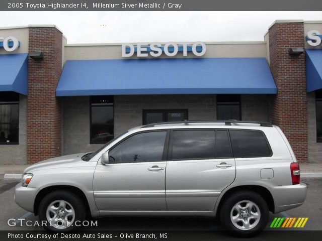 2005 Toyota Highlander I4 in Millenium Silver Metallic