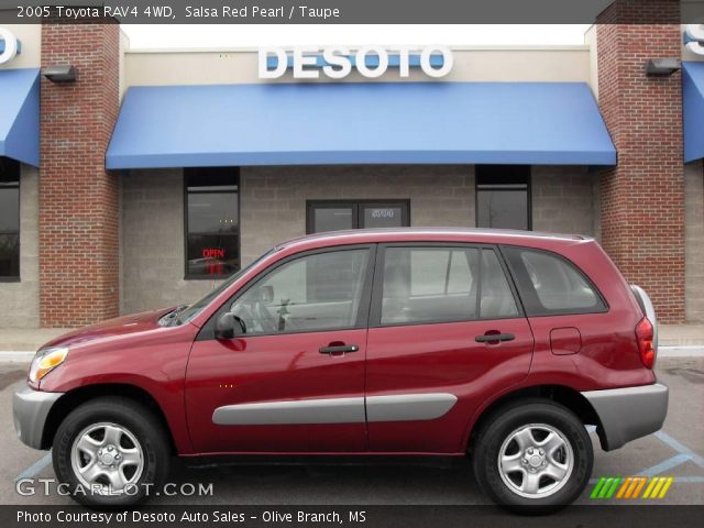 2005 Toyota RAV4 4WD in Salsa Red Pearl