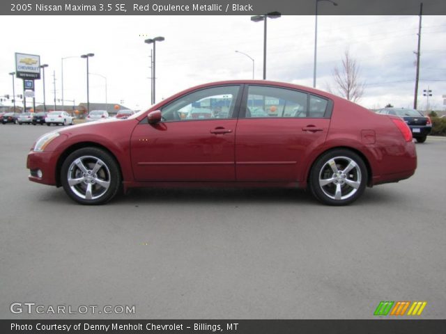 2005 Nissan Maxima 3.5 SE in Red Opulence Metallic