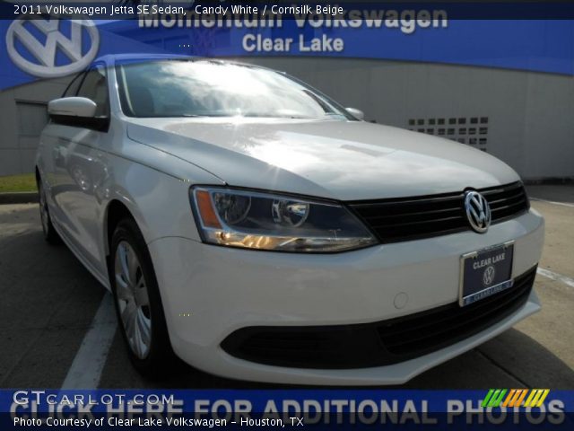 2011 Volkswagen Jetta SE Sedan in Candy White