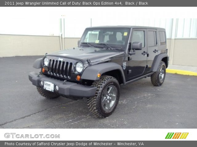 2011 Jeep Wrangler Unlimited Call of Duty: Black Ops Edition 4x4 in Black