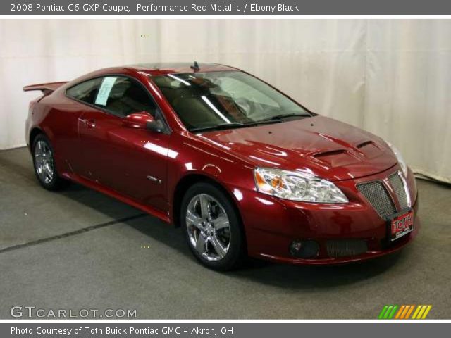 2008 Pontiac G6 GXP Coupe in Performance Red Metallic