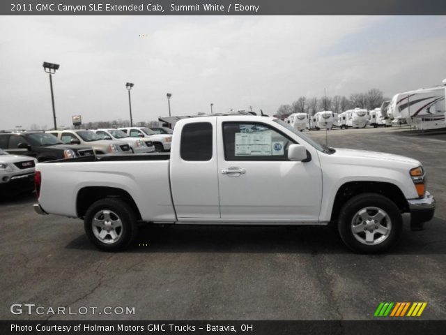 2011 GMC Canyon SLE Extended Cab in Summit White