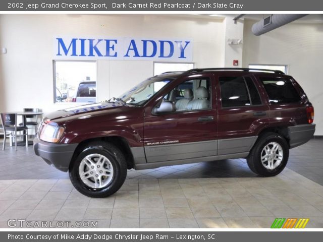 2002 Jeep Grand Cherokee Sport in Dark Garnet Red Pearlcoat