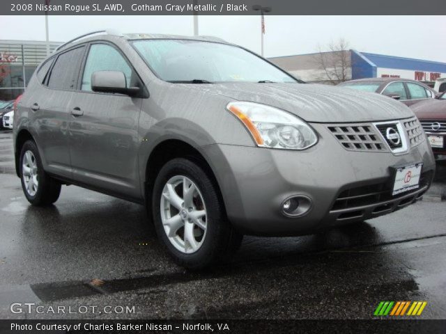 2008 Nissan Rogue SL AWD in Gotham Gray Metallic