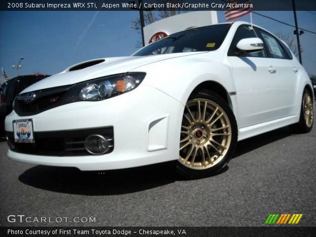 2008 Subaru Impreza WRX STi in Aspen White