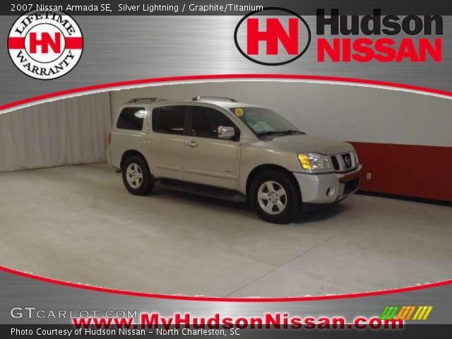 2007 Nissan Armada SE in Silver Lightning