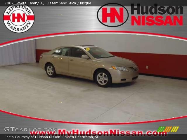 2007 Toyota Camry LE in Desert Sand Mica