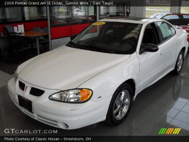 2004 Pontiac Grand Am SE Sedan in Summit White