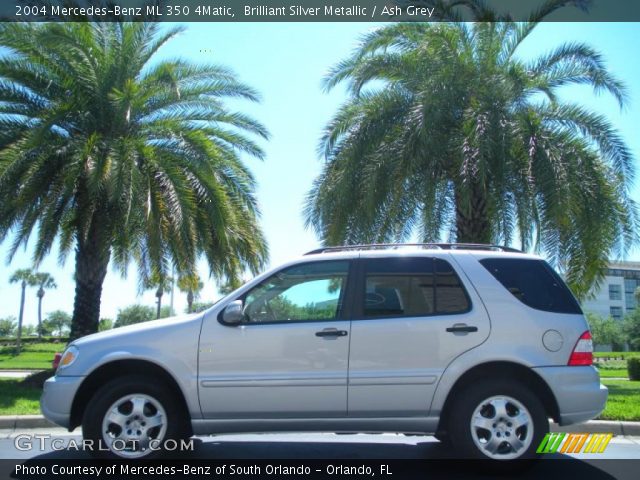 2004 Mercedes-Benz ML 350 4Matic in Brilliant Silver Metallic