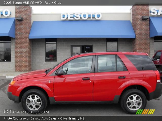 2003 Saturn VUE V6 AWD in Red
