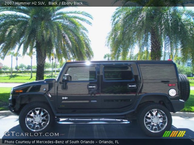 2007 Hummer H2 SUV in Black