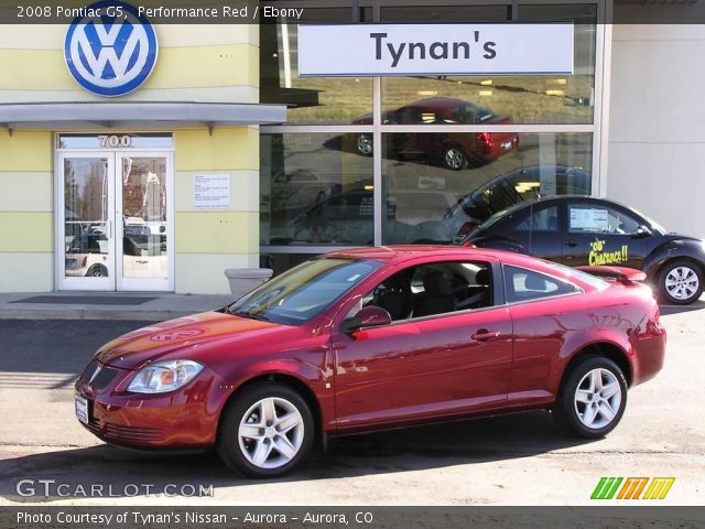 2008 Pontiac G5  in Performance Red