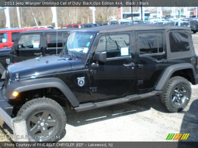 2011 Jeep Wrangler Unlimited Call of Duty: Black Ops Edition 4x4 in Black