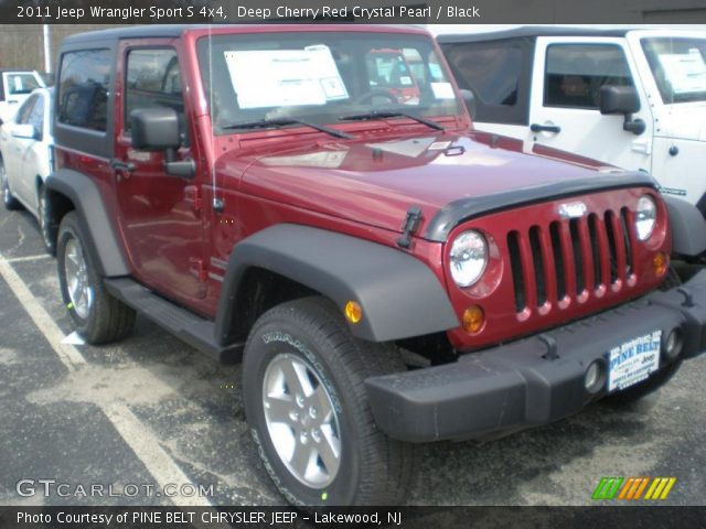 2011 Jeep Wrangler Sport S 4x4 in Deep Cherry Red Crystal Pearl
