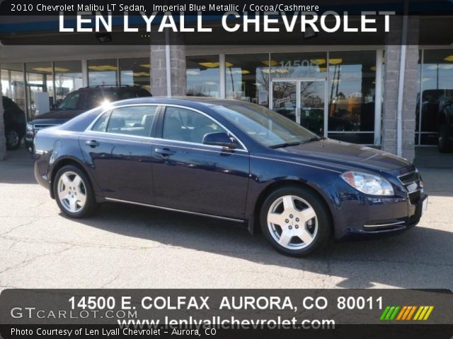 2010 Chevrolet Malibu LT Sedan in Imperial Blue Metallic