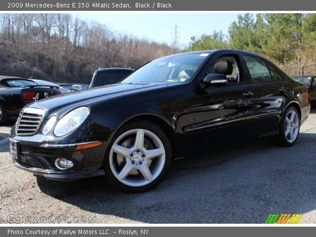 2009 Mercedes-Benz E 350 4Matic Sedan in Black