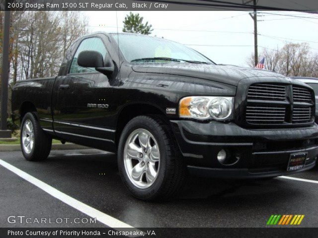 2003 Dodge Ram 1500 SLT Regular Cab in Black