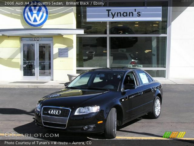 2006 Audi A4 3.2 quattro Sedan in Brilliant Black