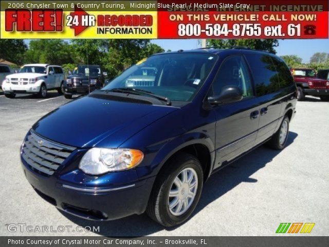 2006 Chrysler Town & Country Touring in Midnight Blue Pearl