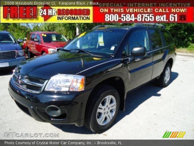 2008 Mitsubishi Endeavor LS in Kalapana Black