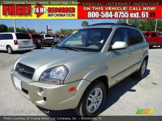 2008 Hyundai Tucson Limited in Desert Sage