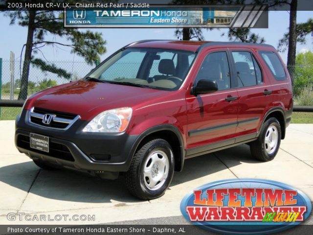 2003 Honda CR-V LX in Chianti Red Pearl