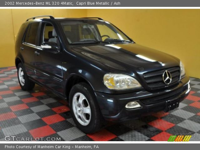 2002 Mercedes-Benz ML 320 4Matic in Capri Blue Metallic