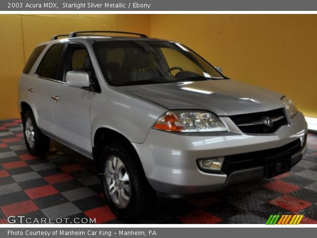 2003 Acura MDX  in Starlight Silver Metallic
