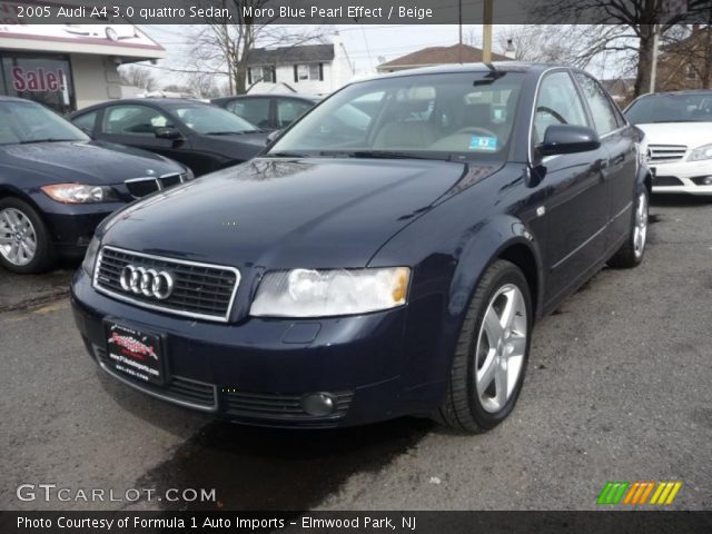 2005 Audi A4 3.0 quattro Sedan in Moro Blue Pearl Effect