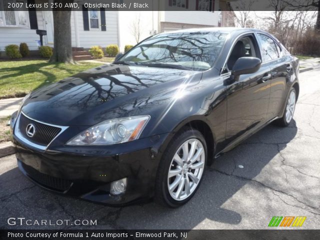 2007 Lexus IS 250 AWD in Obsidian Black