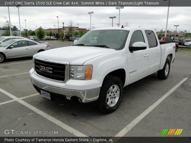 2007 GMC Sierra 1500 SLE Crew Cab 4x4 in Summit White